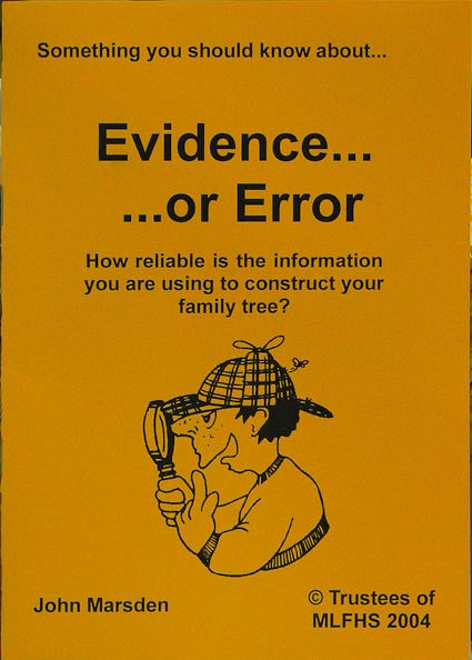 Something You Should Know about Evidence or Error