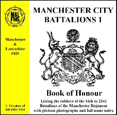 Manchester City Battalions 1 - Book of Honour (Download)