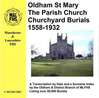Oldham St. Mary Burials 1558-1932