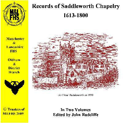 Records of Saddleworth Chapelry 1613-1800 on CD