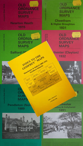 A Set of Manchester Northern Suburbs Maps 1889-1932