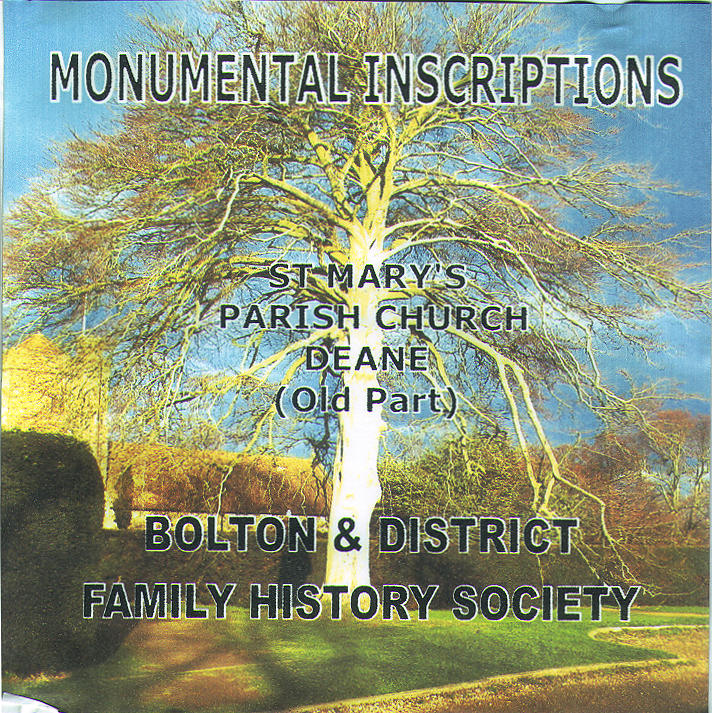 Bolton, Deane, St. Mary. Monumental Inscriptions (Download)